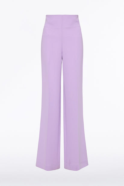 LILAC CREPE WIDE CLASSIC PANT