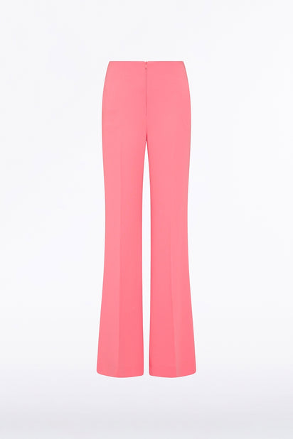 ROSE PINK CREPE CLASSIC FLARED PANT