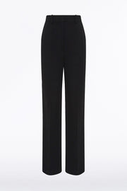 BLACK CREPE CIGARETTE PANT