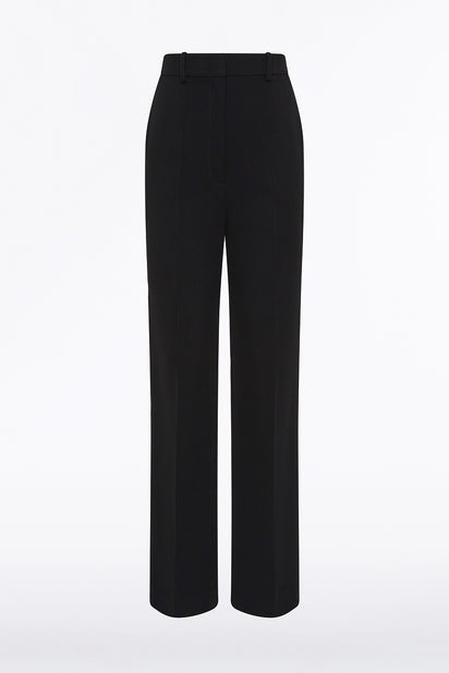 BLACK CREPE CIGARETTE PANT