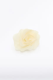 IVORY SMALL FIORE BROOCH