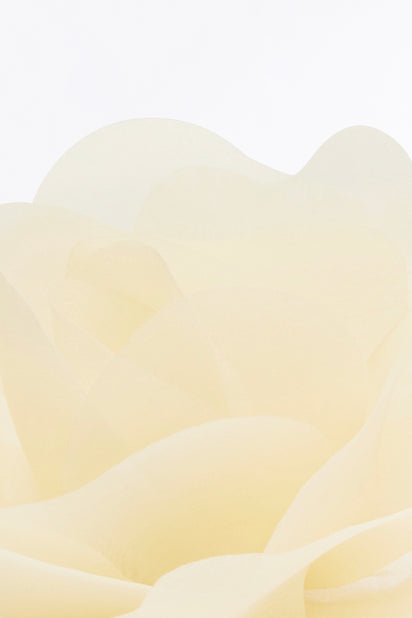 IVORY SMALL FIORE BROOCH