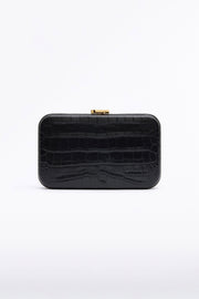 BLACK CROC CZ CUBO CLUTCH