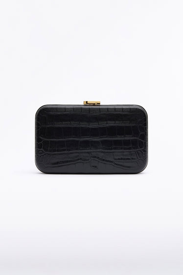 BLACK CROC CZ CUBO CLUTCH