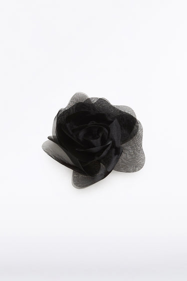 BLACK SMALL FIORE BROOCH