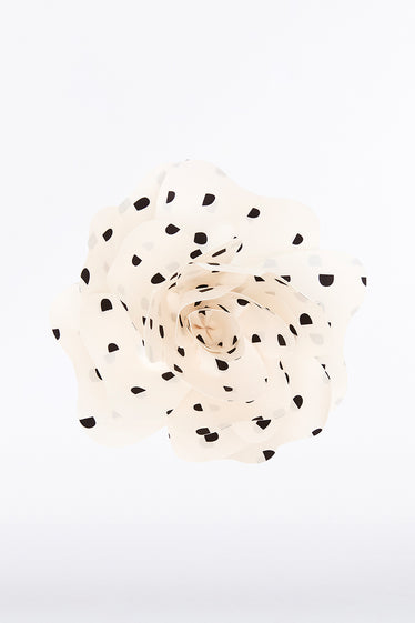 IVORY C SPOT FIORE BROOCH