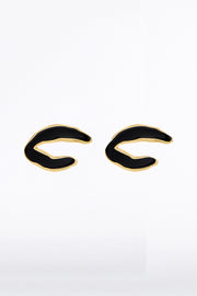 C ENAMEL EARRINGS