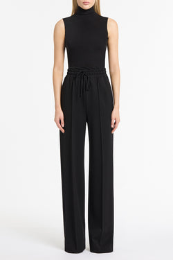 BLACK MATTE CUORE JERSEY POLO