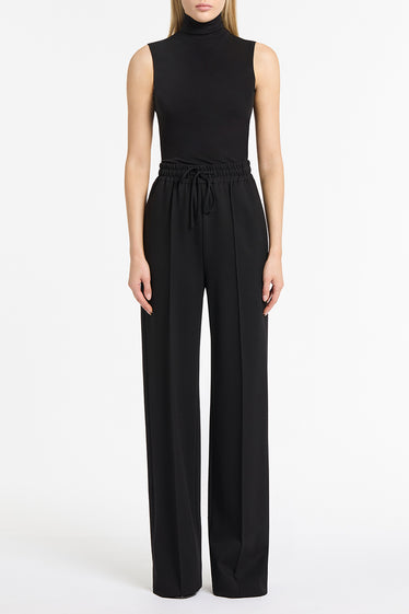 BLACK MATTE CUORE JERSEY POLO