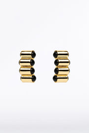 ONYX CILINDRO EARRING
