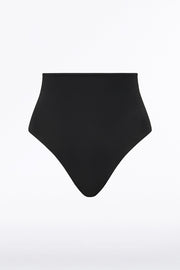 BLACK INTIMA JERSEY WAISTED HIGH CUT BRIEF