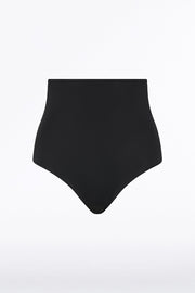 BLACK INTIMA JERSEY WAISTED FULL BRIEF