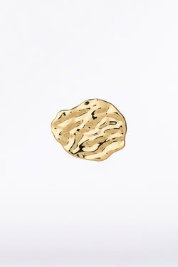 SMALL SCULPTURAL PETAL BROOCH