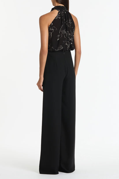 BLACK CREPE PALAZZO PANT