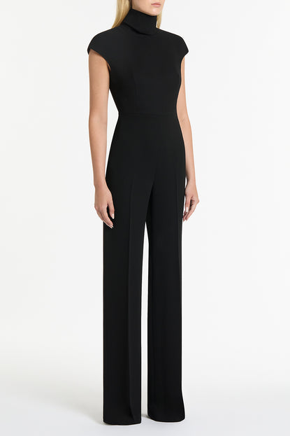 Polo jumpsuit black online