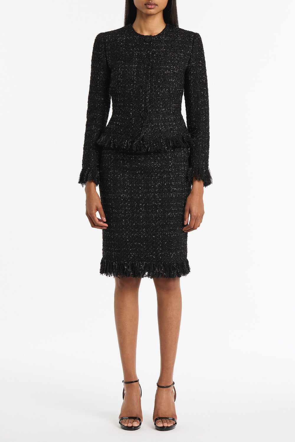 【完売品】美品 CARLA Tweed jacket / Black カーラ CARLA Tweed jacket / Black