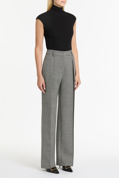 BLACK MATTE JERSEY EXTENDED POLO