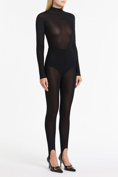 BLACK OMBRA MESH BODYSUIT
