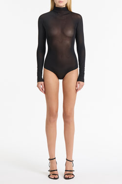 BLACK PURA MESH BODYSUIT