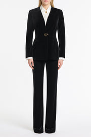 BLACK VELVET PANT