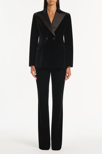 BLACK VELVET PANT