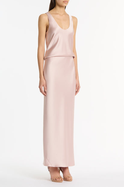 BLUSH LUSTRE SATIN SCOOP NECK CAMI