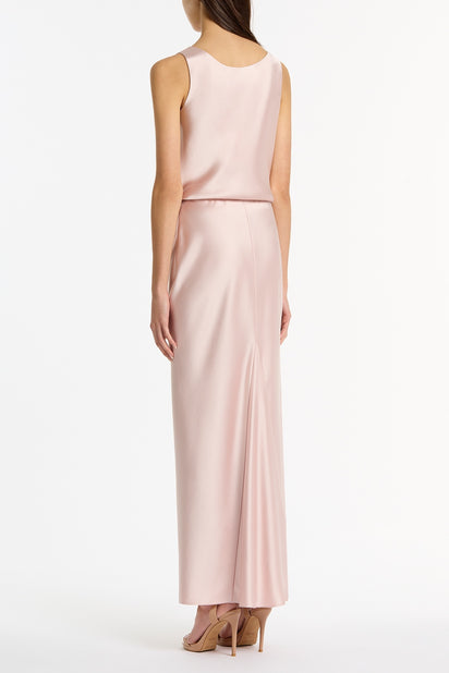 BLUSH LUSTRE SATIN SCOOP NECK CAMI