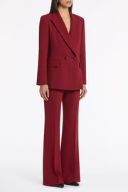 CABERNET CREPE BOOTLEG PANT