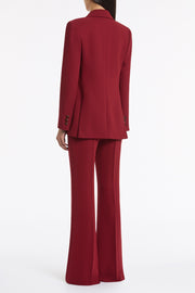 CABERNET CREPE BOOTLEG PANT