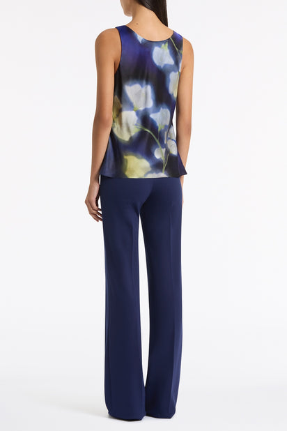 CALLA LILY SILK VISCOSE SCOOP CAMI