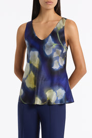 CALLA LILY SILK VISCOSE SCOOP CAMI