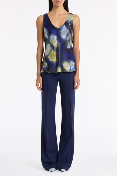 CALLA LILY SILK VISCOSE SCOOP CAMI