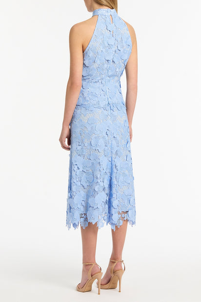 CELESTE 3D LACE MIDI SKIRT