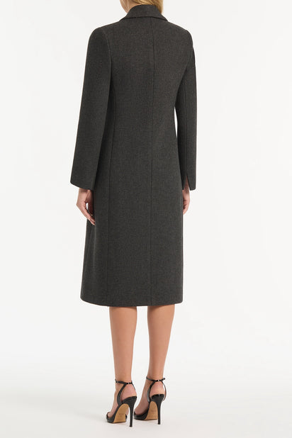 CHARCOAL ITALIAN WOOL COAT