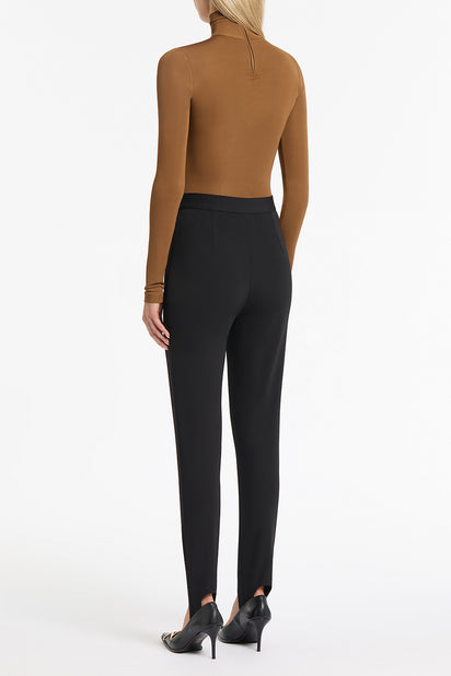 COGNAC MATTE JERSEY SKIVVY