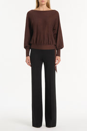 COPPER TIE KNIT TOP