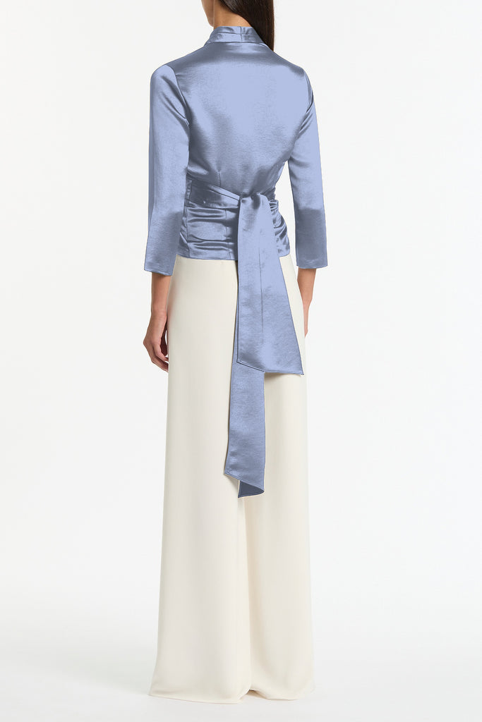 Karla Wrap Top Lilac