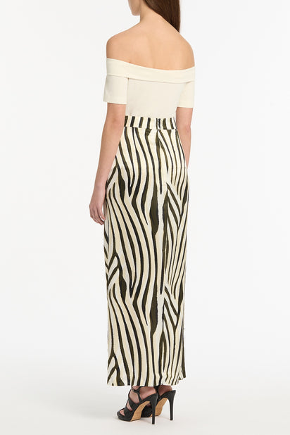 CREAM JERSEY OFF SHOULDER TOP