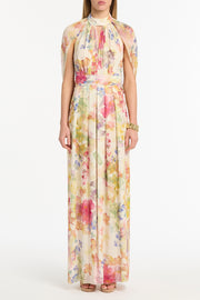 ETHEREA BLOOM HALTER CAPE GOWN