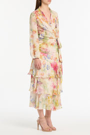 ETHEREA BLOOM WRAP TOP