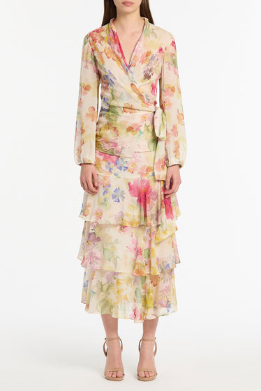 ETHEREA BLOOM WRAP TOP