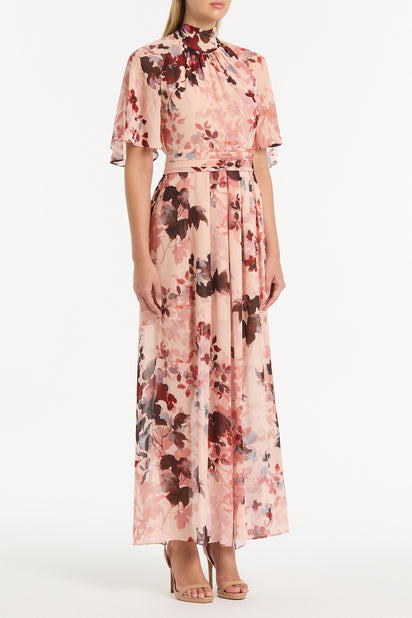 FIORI ETEREA GEORGETTE MAXI DRESS