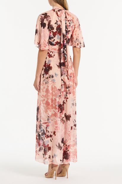 FIORI ETEREA GEORGETTE MAXI DRESS