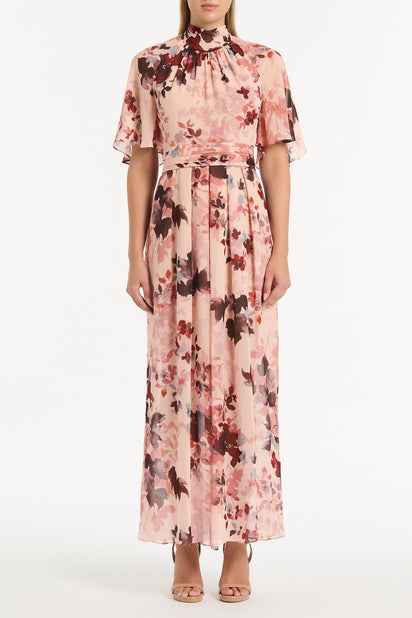 FIORI ETEREA GEORGETTE MAXI DRESS