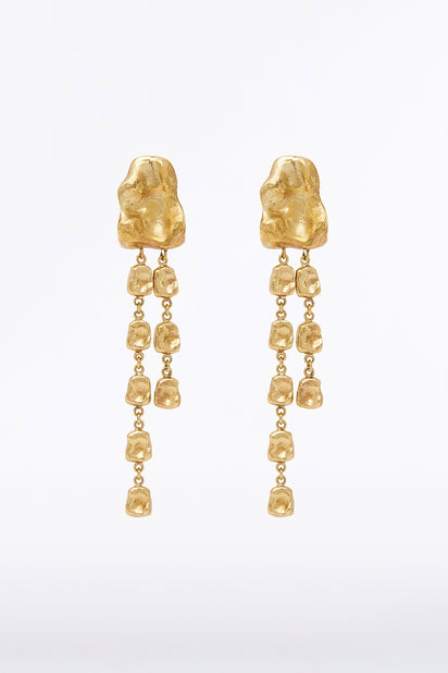 PEBBLE DROPLET EARRING