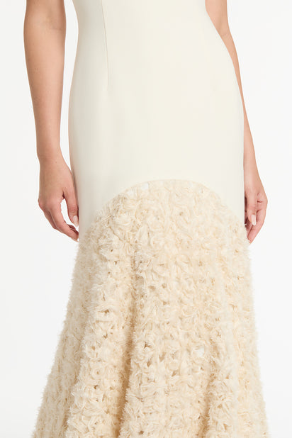 IVORY NASTRO CUORE GOWN