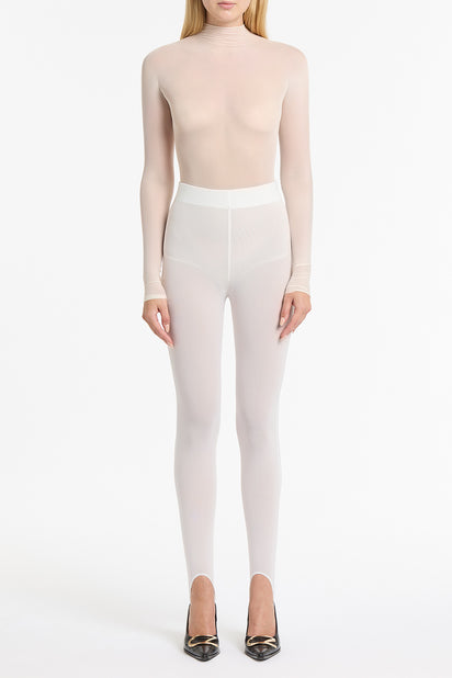IVORY OMBRA MESH STIRRUP PANT