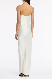 IVORY SATIN ACETATE COWL FRONT SLIP GOWN