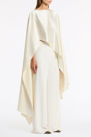 IVORY SATIN CAPE