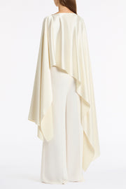 IVORY SATIN CAPE